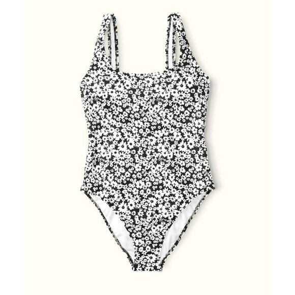 PINK - Scoop Neck One-Piece Swimsuit - Picture 2 of 7